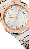 Silver Gold 904L Steel and Silver Dial - Watch - 34mm