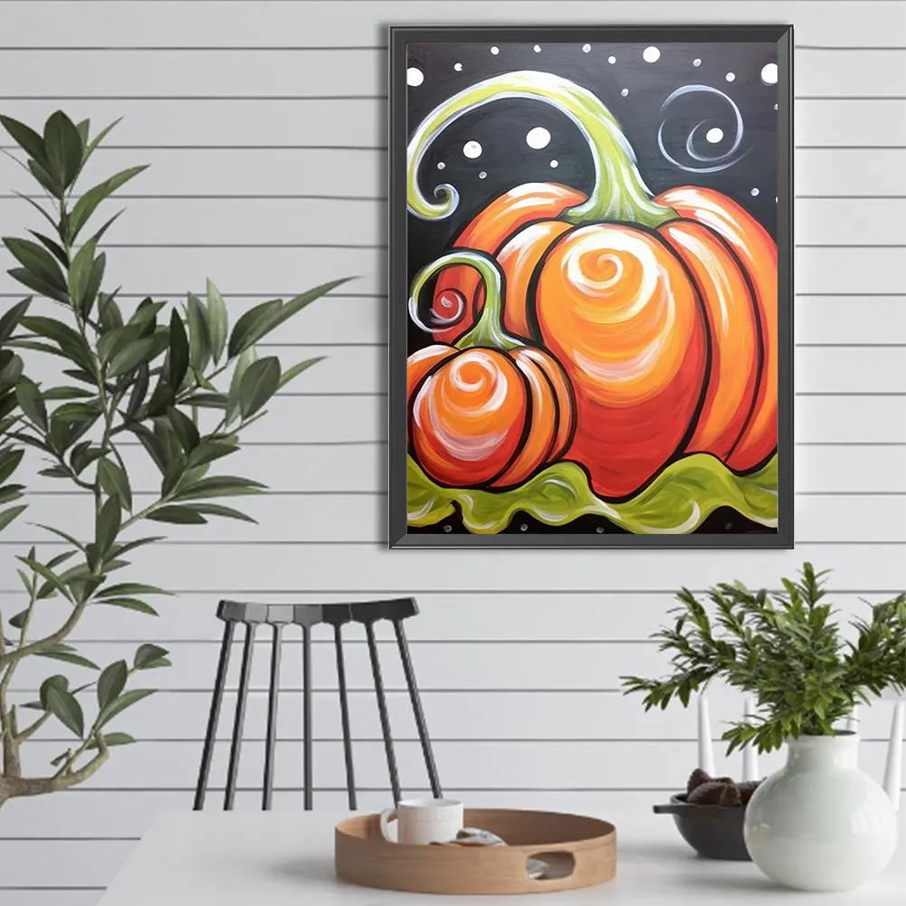 Diamond Painting - Full Round Drill - Pumpkin(Canvas|30*40cm)