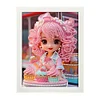 Cartoon Little Girl Diamond Art Painting Kits with Frame 