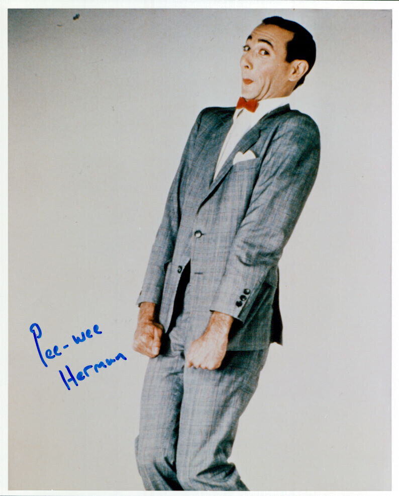 Pee-Wee Herman signed authentic 8x10 Photo Poster painting COA