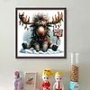 Winter Elk-11CT Stamped Cross Stitch 40*40cm/15.75*15.75in tapestrymarket