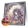 Elfe fille-partiel sp&eacute;cial diamant peinture-30 * 30cm