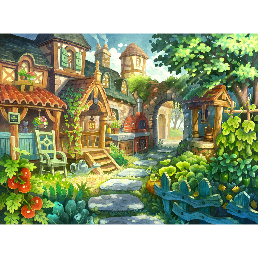 

Fairy Forest - 11CT Stamped Cross Stitch - 54*40CM, 501 Original