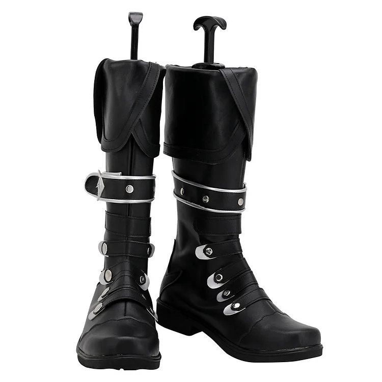 Game Genshin Impact Boots Diluc Ragnvindr Halloween Costumes Accessory Cosplay Shoes