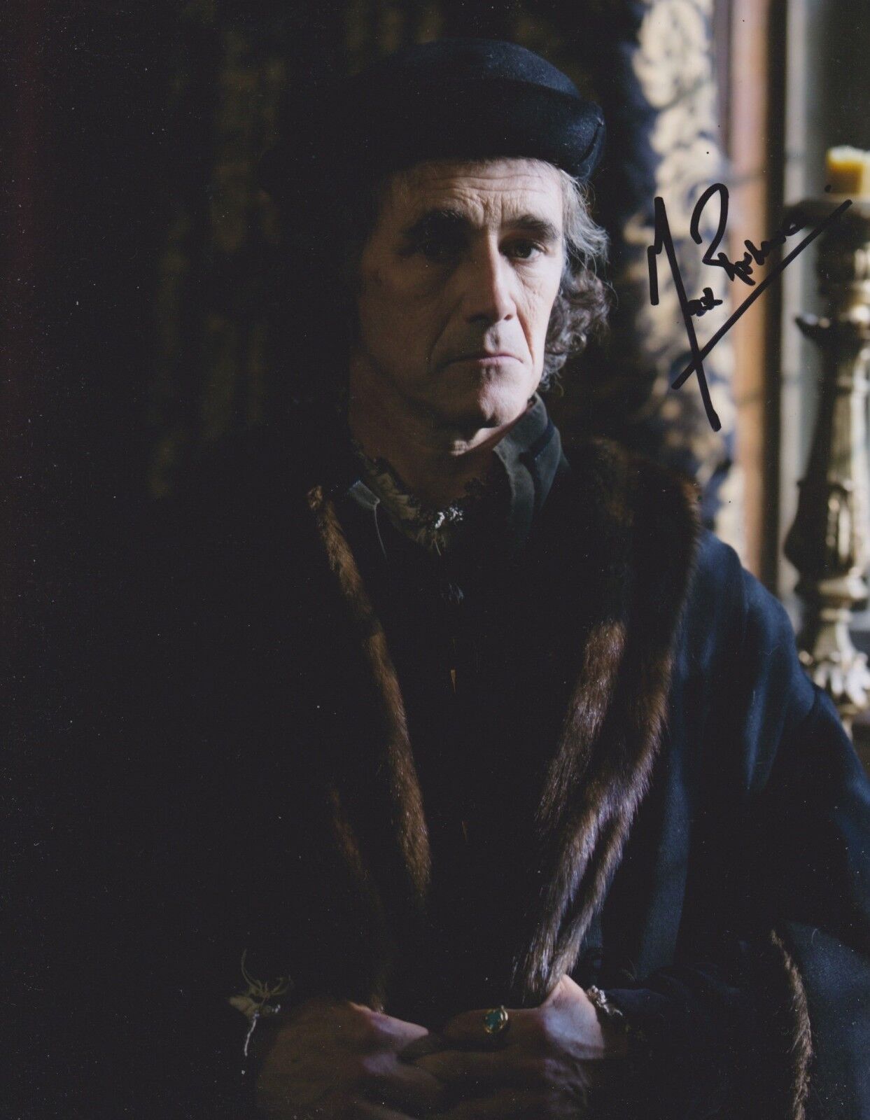 Mark Rylance Signed Wolf Hall 10x8 Photo Poster painting AFTAL *FULL SIGNATURE*