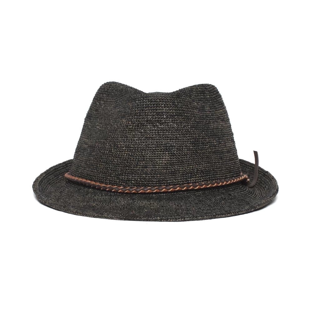 【Brad Pitt same style!】Can be rolls up for packing- Goorin Bros Morning Glory Raffia Straw Trilby Fedora