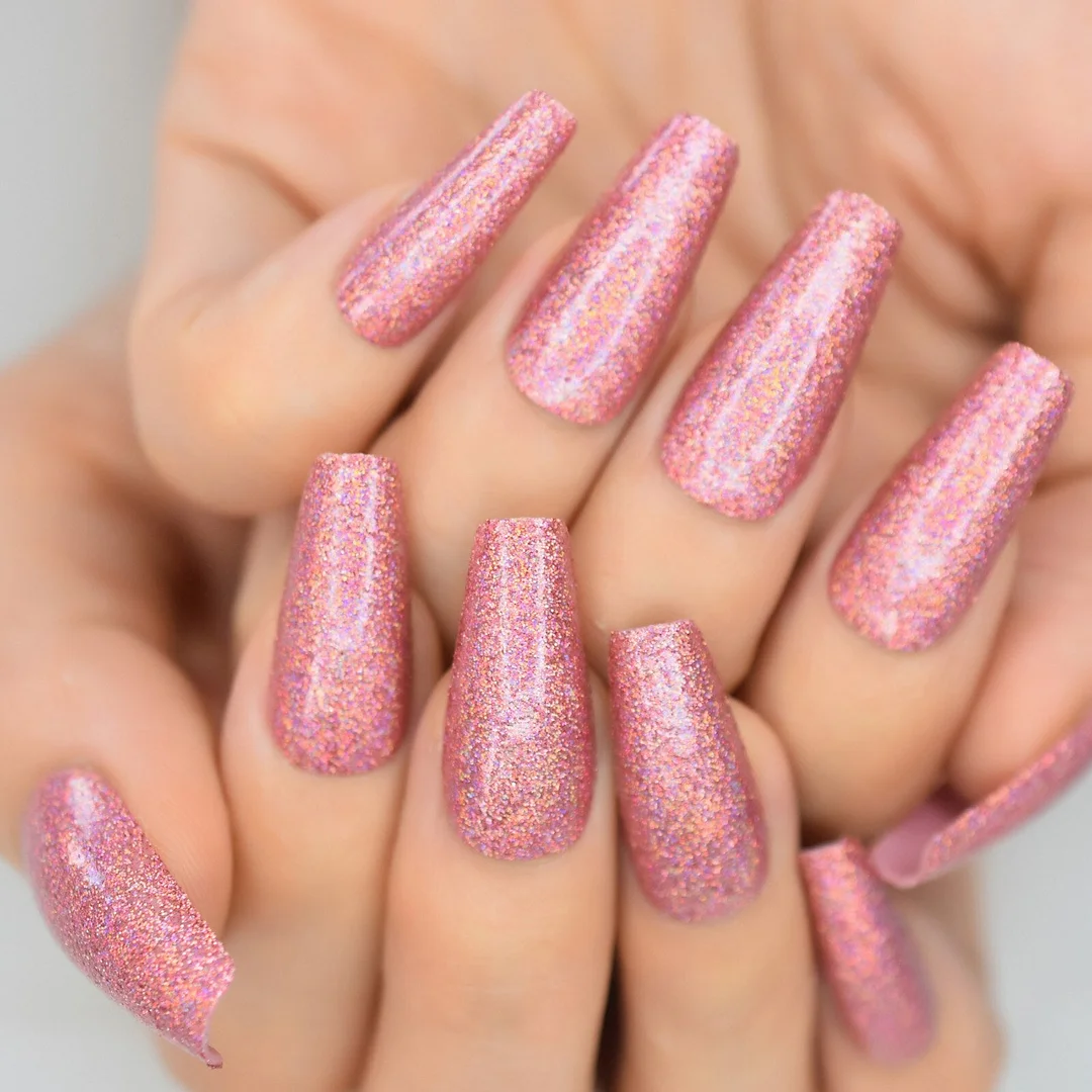 Orginal White Smoke Nails Design Full Cover Nails Coffin Extra Long Supplie For Professionals Gels Nails Art Fingernails Tip Set-Nail Inspo