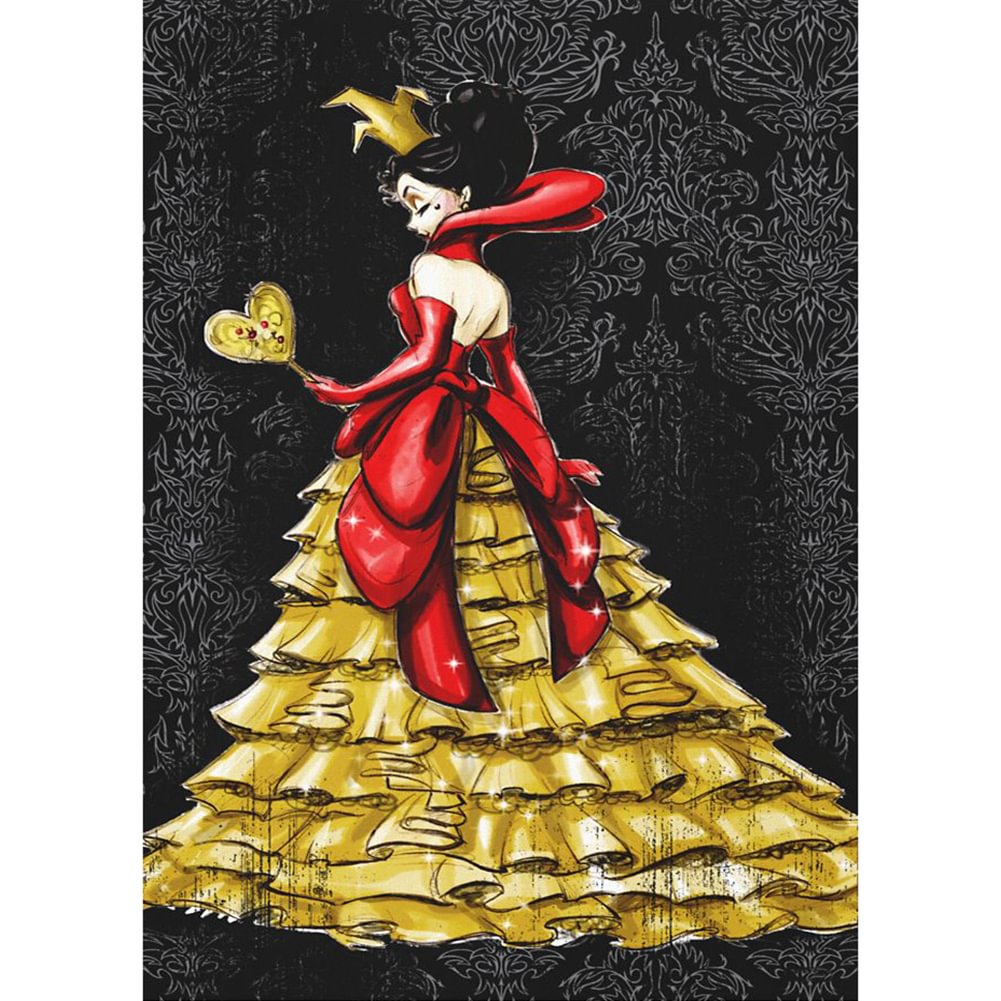 Diamond Painting Queen in Dress Full Round Resin Rhinestone Picture (WY119)