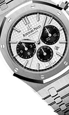 Silver panda plate 41mm