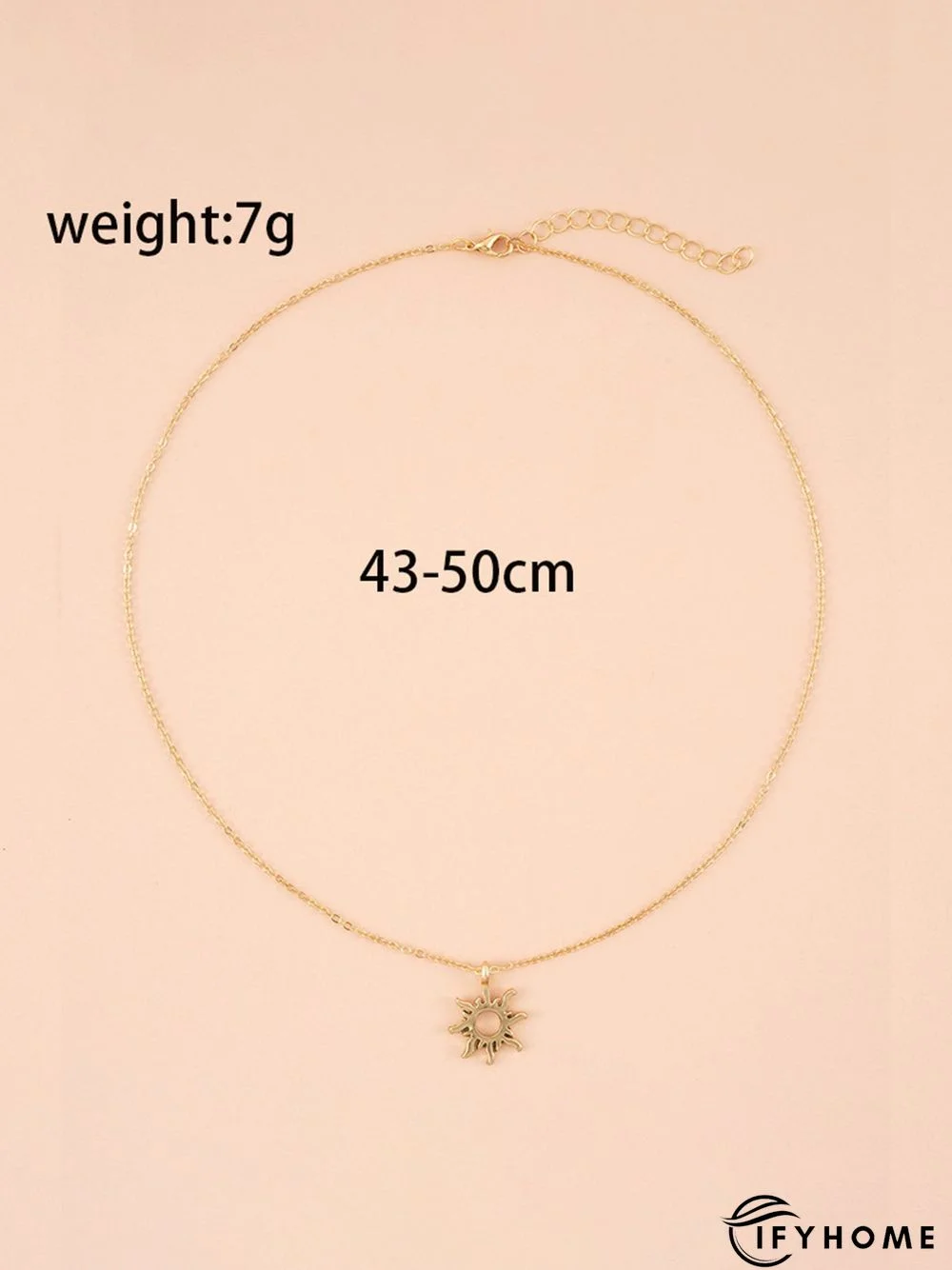 Simple Sunflower Alloy Necklace | IFYHOME