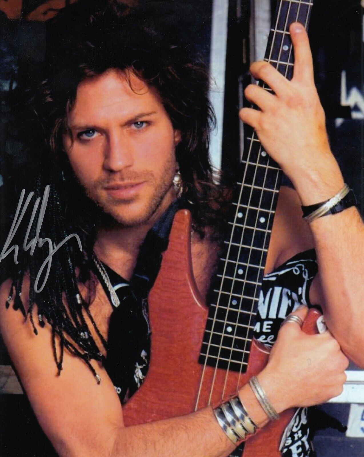 Kip Winger #0 8x10 Signed Photo Poster painting w/ COA Singer 032419