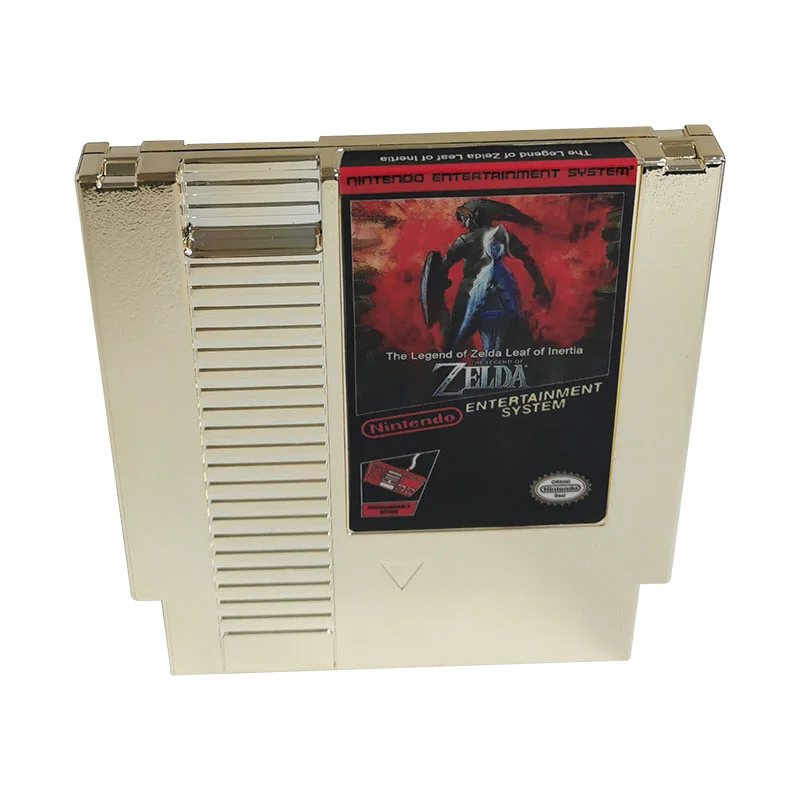 The Legend of Zelda - Leaf of Inertia Hack of Zelda II: The Adventure of Link For Nintendo NES - 8 Bit Game Cartridge