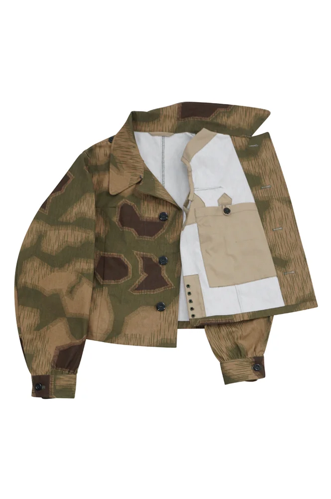   Luftwaffe German Field Division Marsh Sumpfsmuster 43 Camo Modified Shortened Smock II German-Uniform