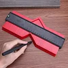 Plastic Irregular Shaper Profile Ruler Gauge Duplicator Contour Scales