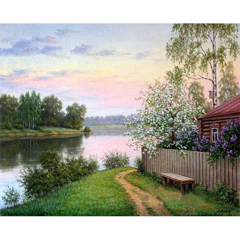 

40x50cm - Paint By Numbers Rural, 501 Original