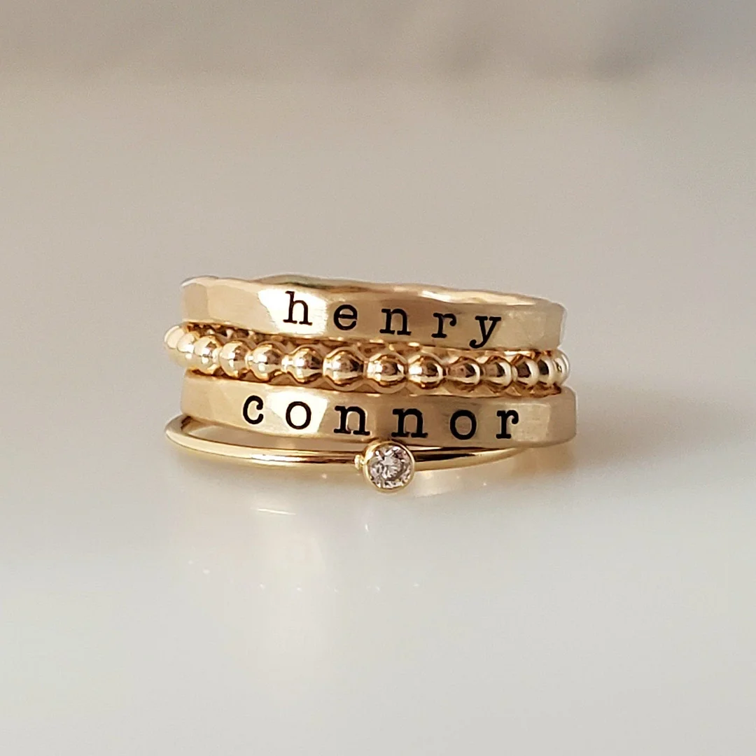Personalized Name Rings Or Children Names Jewelry