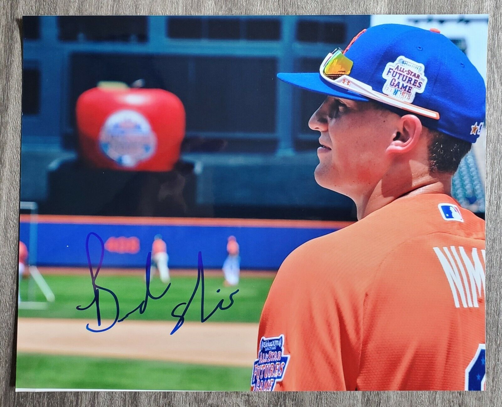 Brandon Nimmo Signed 8x10 Photo Poster painting New York Mets NY RAD