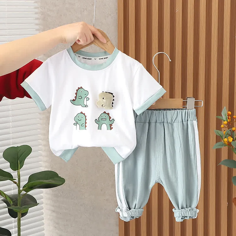 Toddler Boy Dino Tee and Pants Set