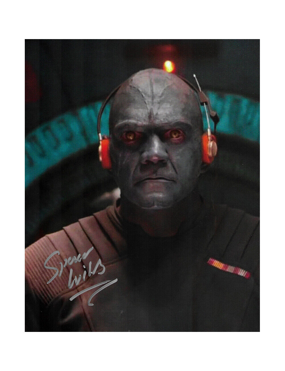 8x10 Guardians of the Galaxy Print Signed by Spencer Wilding 100% + COA