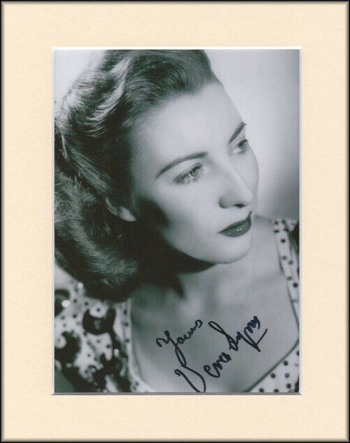 DAME VERA LYNN WE'LL MEET AGAIN PP PRINT MOUNTED 8X10 SIGNED AUTOGRAPH Photo Poster painting