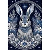 (US Local)Rabbit -11CT Stamped Cross Stitch Kit(40x60cm)