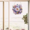 2D Flat DIY Hanging Diamond Art Kits DIY Home Decor Hanging Charm (Wreath)