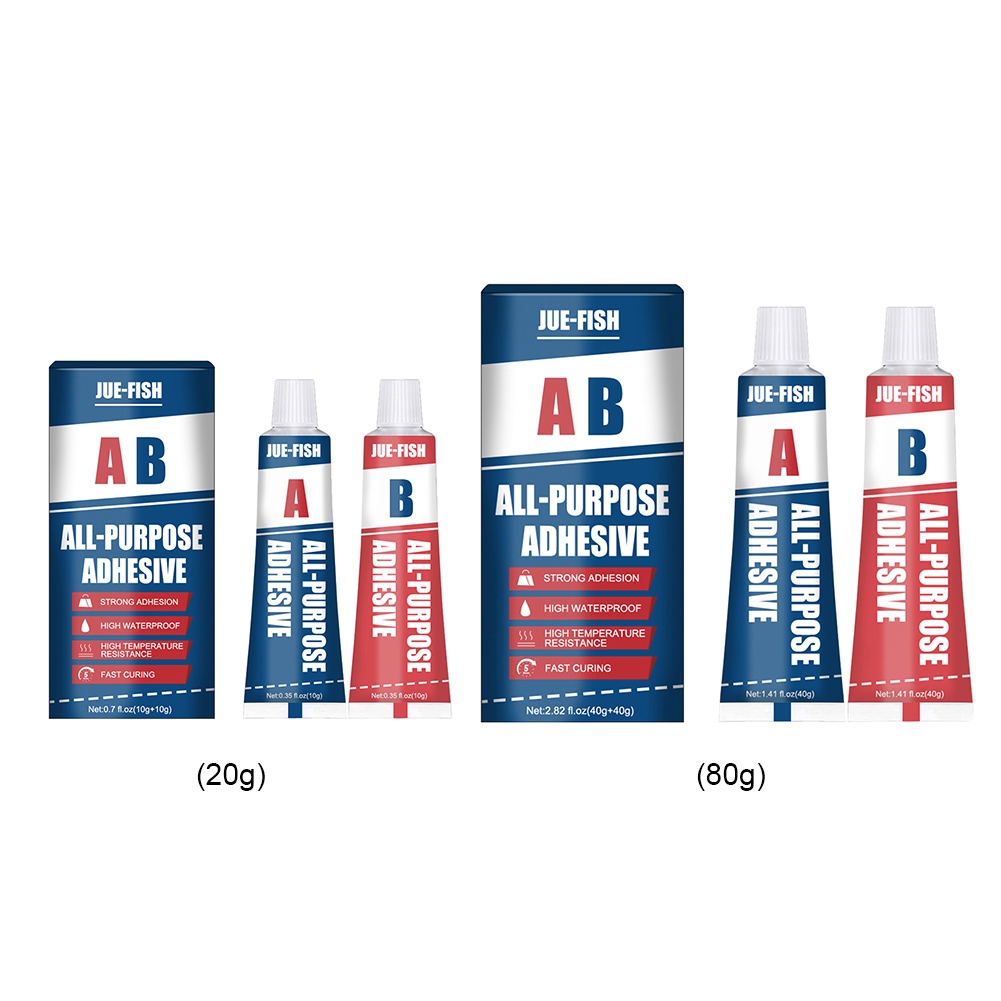

Universal Ceramic Crack Repair Liquid Glue Powerful Wood Adhesive AB Glues, 10g x 10g, 501 Original