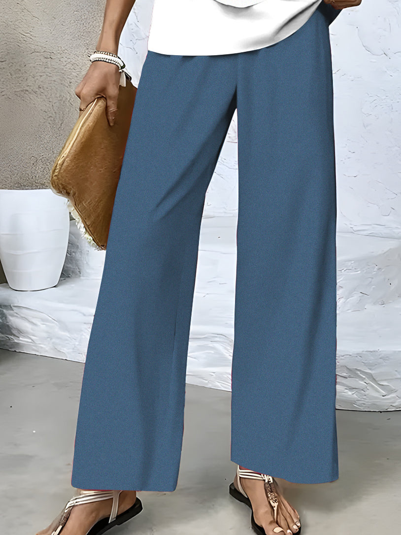 Women's Sleeveless Square Collar Graphic Printed Casual Set