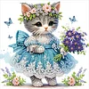 Diamond Painting-DIY Crystal Rhinestone Cat Lady