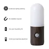 Rechargeable Motion Sensor Night Light Soft Glow Eye-Friendly Versatile Placement Minimalist Wood Battery Operated Shower Lamp for Wardrobe Hallway Closet Stairs