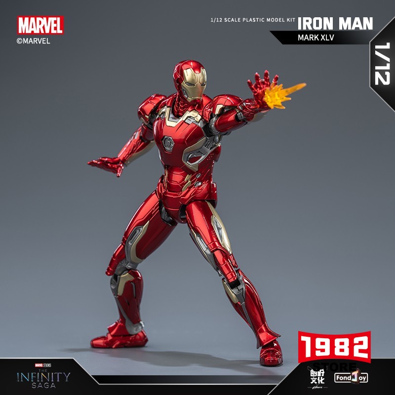 FondJoy For Marvel IRON MAN 1/12 MK45 Assembled Model Action Figure Collectibles