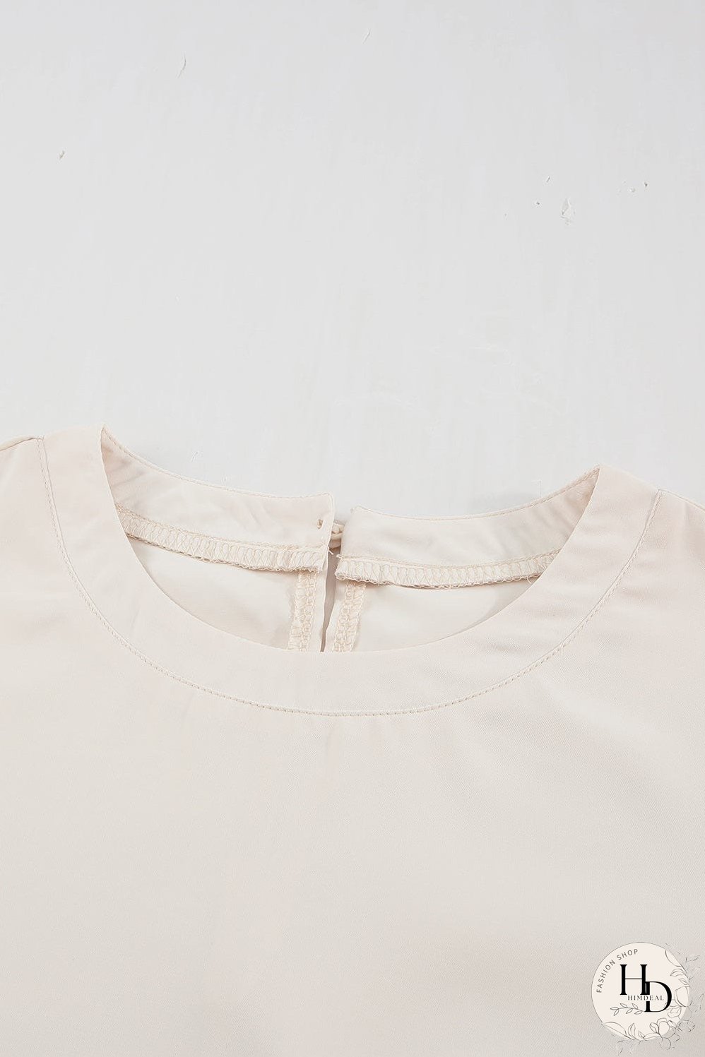 Sheer Floral Lace Short Sleeve Black Top