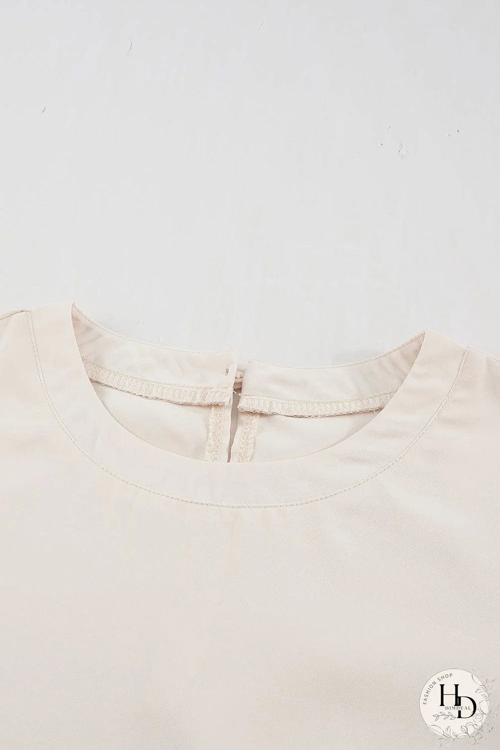 Sheer Floral Lace Short Sleeve Black Top