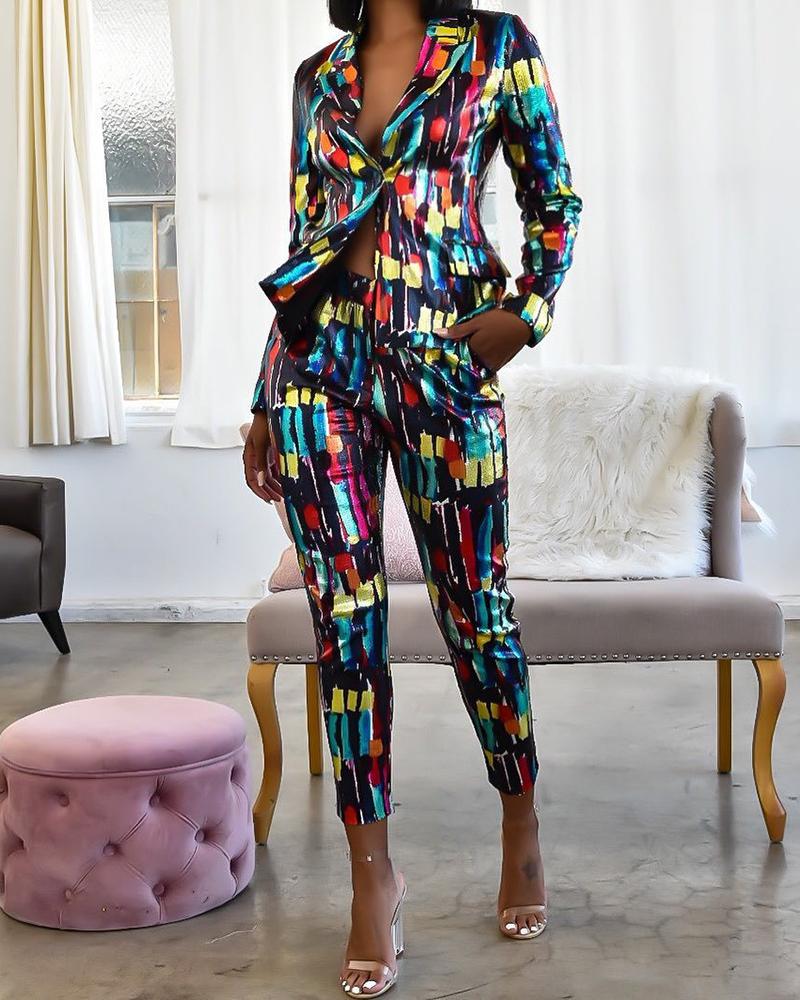 Kaleidoscope Vibes Pant Suit⁣