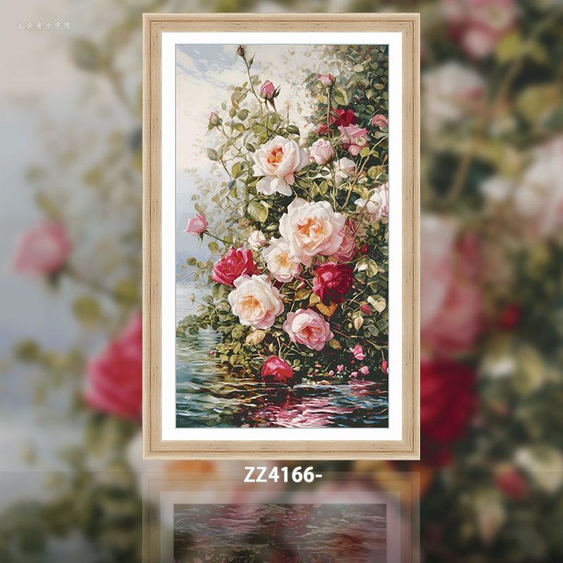 [ZZ4166-Linbo Photo]  Painting Fairy Cross Stitch