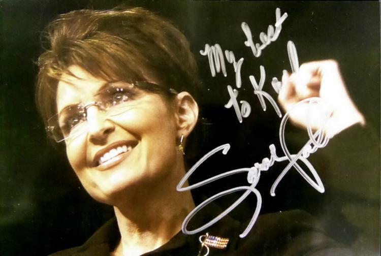 SARAH PALIN Signed Photo Poster paintinggraph - US Vice-President Candidate / Author - preprint