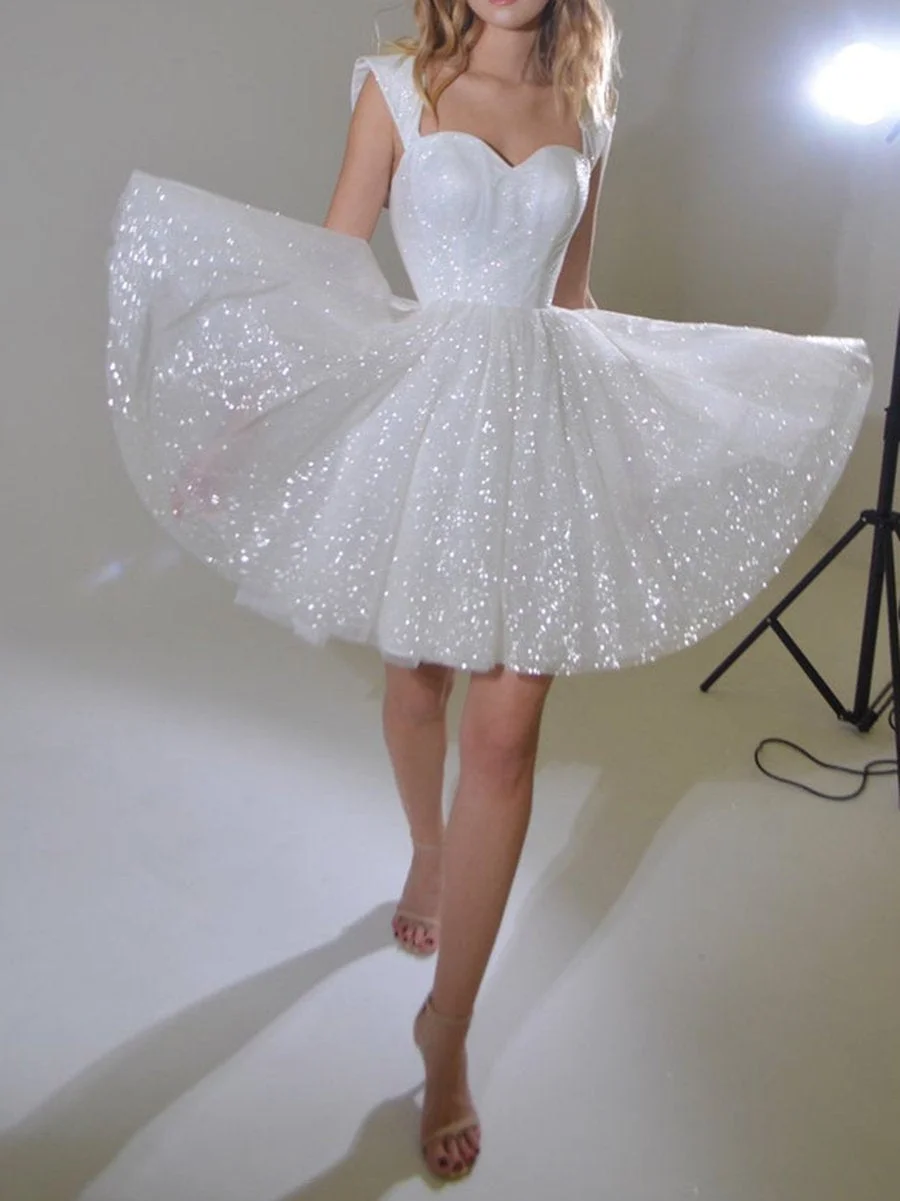 Sparkly Mini A-Line Dress