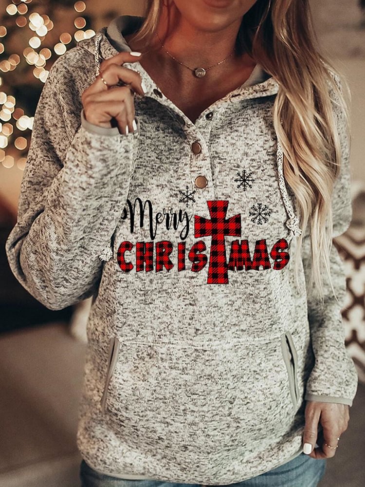 Marry Christmas Prints Sweatshirts-luchamp:luchamp