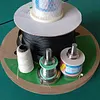 Tumbler Stable Weighted Base Patented Anti-Tangle Solder Wire Dispenser, 360&deg; Sliding Rail Quick Lock Dual Layer Stainless Steel Solder Spool Stand for Watch PCB Electronics Repair 
