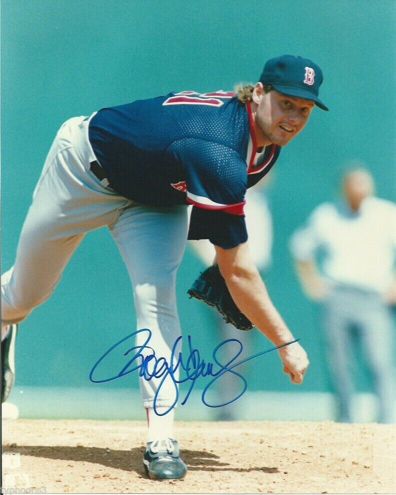 Roger Clemens 8x10 SIGNED Photo Poster painting AUTOGRAPHED ( Red Sox ) REPRINT