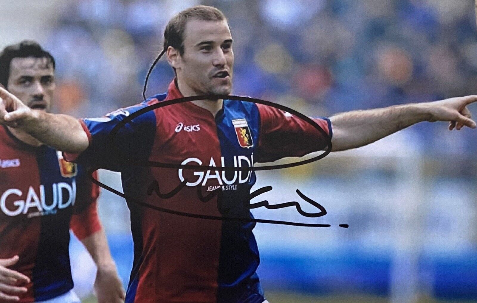 Rodrigo Palacio Hand Signed Genoa 6X4 Photo Poster painting, See Proof