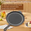 28cm Iron Ribbed Frying Pan Nonstick Handles Saucepan Pancake Skillet Household
