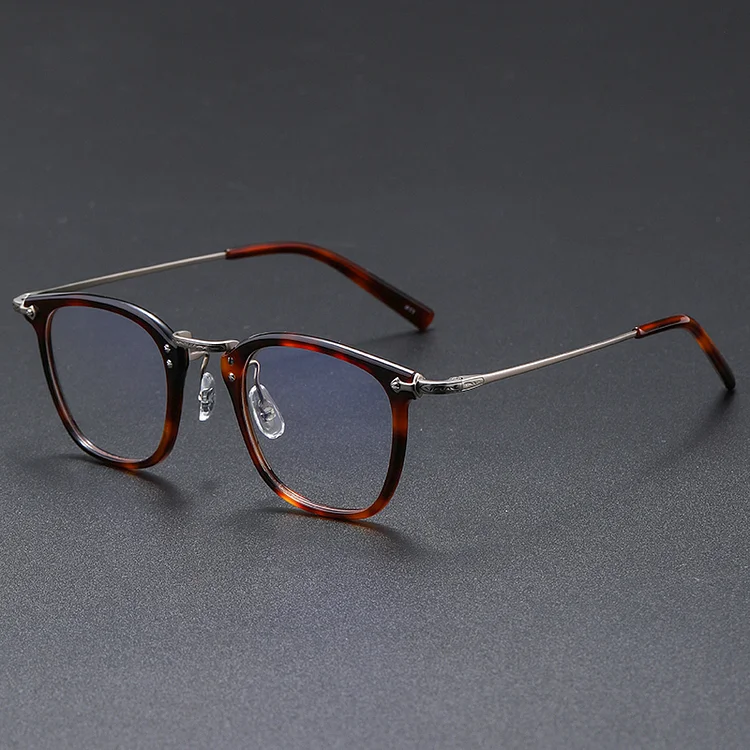 Japanese GMS-806 Pure Titanium Designer Vintage Round Eyeglasses Frame Men Hand-made Myopia Glasses Women Eye Accessories