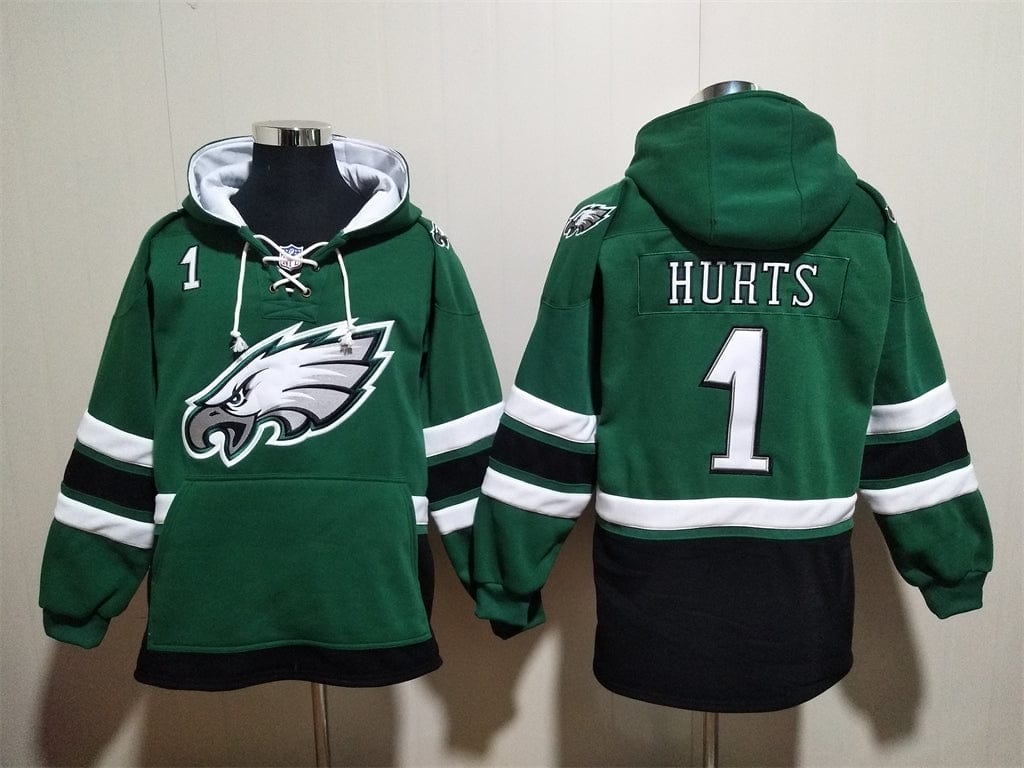 Philadelphia Eagles Hoodie #1 HURTS(With Pockets) mysite