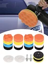 22Pcs 3 Inch Car Polisher Pads Kit Reusable Buffer Drill Wheel Polisher Washable
