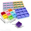 Numbered 9 Grid Stackable Organizer Diamond Painting Drill Trays with Storage Base