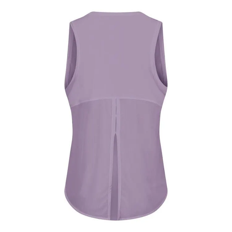 women's activewear vest dark purple
