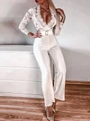 Crochet Split-Joint Wide Leg Jumpsuit