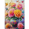 Peony Vase-11CT Stamped Cross Stitch 50*70cm/19.69*27.56in(Big Size) tapestrymarket
