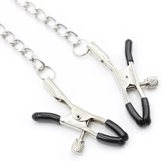 Nexlink - Bdsm Sexy Nipple Clamps Pussy Clamps With Chain